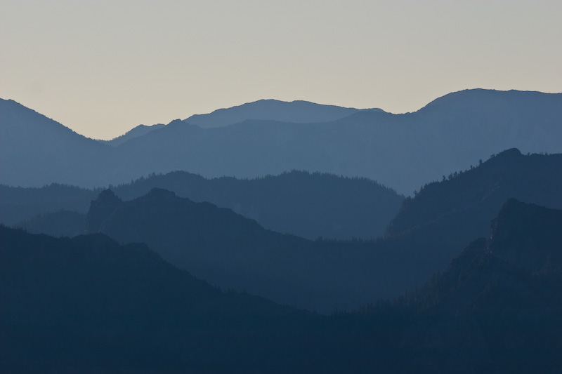 Ridgelines At Sunrise